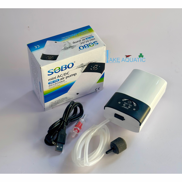 Máy sủi oxy TÍCH ĐIỆN 1 vòi SOBO SB-168 